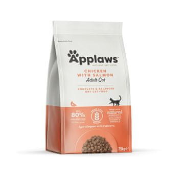 Applaws APPLAWS piščanec z lososom - suha hrana za mačke - 7,5 kg