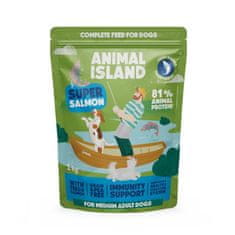 shumee Suha hrana za pse ANIMAL ISLAND z lososom 1 kg