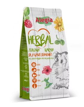 slomart ALEGIA Suha hrana za morsko prašičke z zelenjavo - 600g