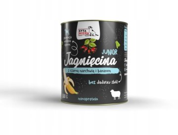 shumee SYTA MICHA mokra hrana za pse v pločevinki z jagnjetino, črnim korenjem in banano 800 g