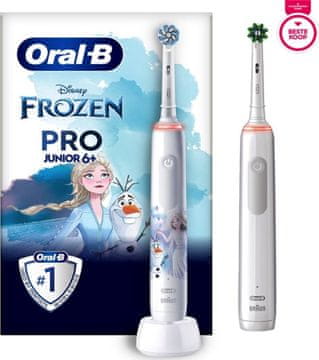 shumee Komplet dveh zobnih ščetk Oral-B 3 3000 in Junior Frozen