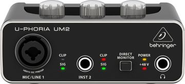 Behringer U-Phoria UM2 avdio vmesnik (4033653170888)