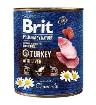 Brit BRIT Premium by Nature Mokra hrana za pse s piščancem in jetri, 800g