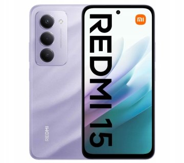 shumee Pametni telefon Xiaomi Redmi 15 6/128GB v peščeno vijolični barvi