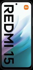 shumee Pametni telefon Xiaomi Redmi 15 6/128GB v titanovo sivi barvi