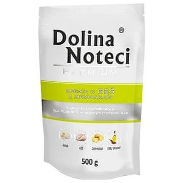 DOLINA NOTECI DOLINA NOTECI Premium Bogato z gosjo z krompirjem - Mokra hrana za pse - 500 g