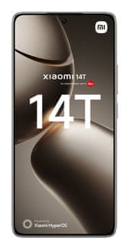 shumee Pametni telefon Xiaomi 14T 5G Dual Sim 12/256GB v titanovo sivi barvi