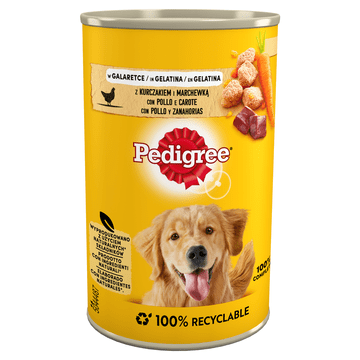 Pedigree Pedigree hrana za pse s piščancem in korenjem v omaki 400g (konzerva)