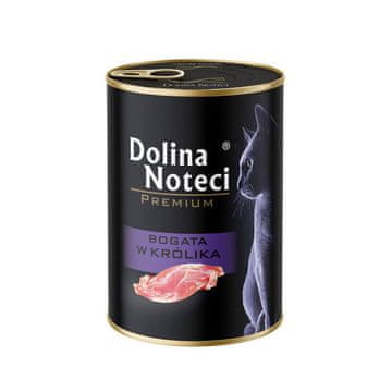 shumee DOLINA NOTECI PREMIUM mokra hrana za mačke, bogata z zajci, 400 g