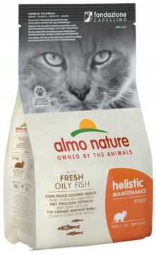 shumee Almo Nature Adult z mastno ribo za mačke 400 g