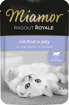 shumee MIAMOR Ragout Royale vrečka z govedino za mucke 100 g