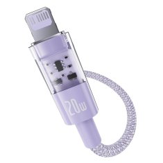 shumee Baseus Gem USB C-IP kabel 20W 2m (vijoličen)