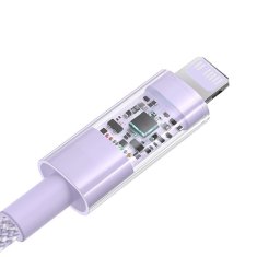shumee Baseus Gem USB C-IP kabel 20W 2m (vijoličen)