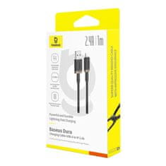 shumee Baseus Dura 2.4A kabel 1m (črn in zlat)