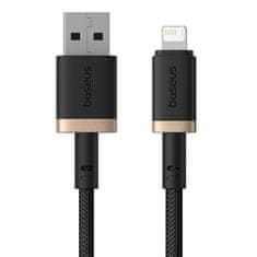shumee Baseus Dura 2.4A kabel 1m (črn in zlat)