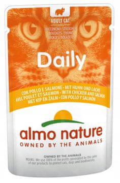 shumee ALMO NATURE Dnevni meni Piščanec z lososom 70 g