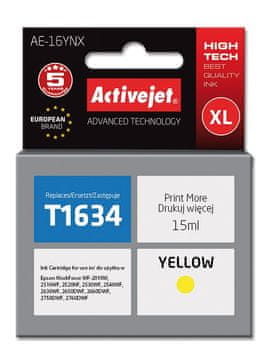 shumee Črnilo Activejet za Epson T1634 novo AE-16YNX