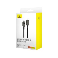 shumee Baseus nezlomljiv USB C-IP kabel 20W 2m (črn)