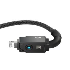 shumee Baseus nezlomljiv USB C-IP kabel 20W 2m (črn)