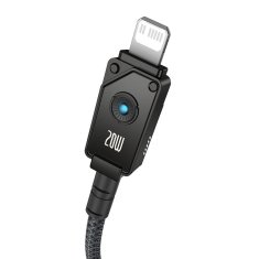 shumee Baseus nezlomljiv USB C-IP kabel 20W 2m (črn)