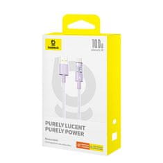 shumee Kabel Baseus Gem USB-USB C 100W 1m (vijoličen)