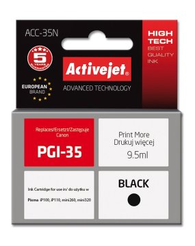 shumee Črnilo ActiveJet za Canon PGI-35, novo ACC-35N