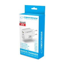 ESP Esperanza EZC105W Napajalni adapter 20W bel