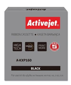 ActiveJet Trak za tiskalnik Activejet A-KXP160 (nadomestni za Panasonic KXP160), črn