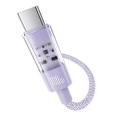 shumee Kabel Baseus Gem tipa C-tip C 100W 2m (vijoličen)