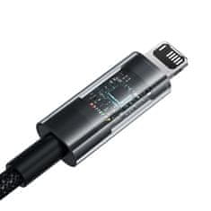 shumee Kabel Baseus Gem tipa C 2,4 A 2 m (črn)