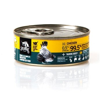 shumee 3Coty PIŠČANEC s spirulino za mačke Baby&Mother 80 g