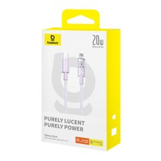 shumee Baseus Gem USB C-IP kabel 20W 2m (vijoličen)