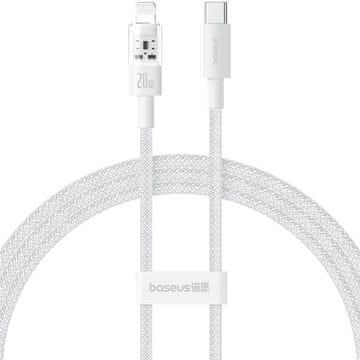 BASEUS Baseus Gem USB-C na iP kabel za hitro polnjenje 1 m 20 W bel