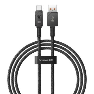 shumee Baseus neprelomljiv USB-USB C kabel 100m 1m (črn)