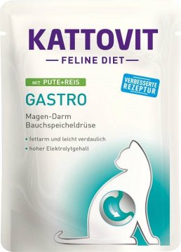 shumee KATTOVIT GASTRO puran z rižem 85 g za mačke