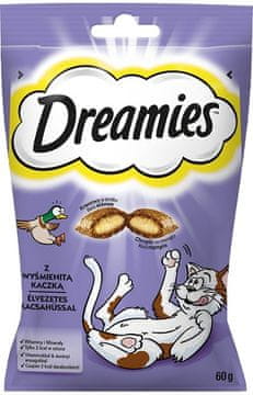 slomart Dreamies Piščančji prigrizki z račkom 60 g