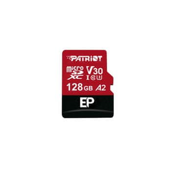 shumee Pomnilniška kartica Patriot EP Pro A2 Micro SDXC 128GB 90/80 MB/s V30 U