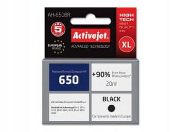 shumee Črnilo ActiveJet za HP 650 CZ101AE, registrirana AH-650BR