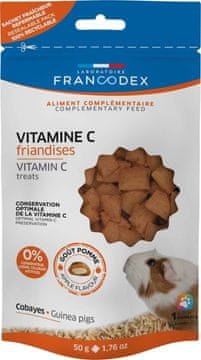 Francodex FRANCODEX Vitamin C priboljški za morski prašička - 50g