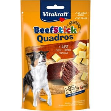 Věka VITAKRAFT Beef Stick Quadros Žvečilka s sirom za pse, 70 g