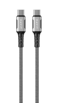 shumee Magnetni kabel Havit tipa C-tip C CB6297 črne barve