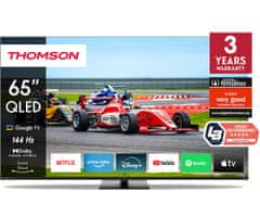 Thomson 65QG7S14 4K UHD QLED PRO televizor, 164 cm (65"), GoogleTV, 144Hz, pametni daljinec