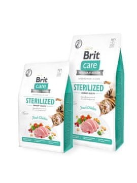 shumee BRIT CARE Mačja hrana za mačke brez žitaric, sterilizirana, 7 kg