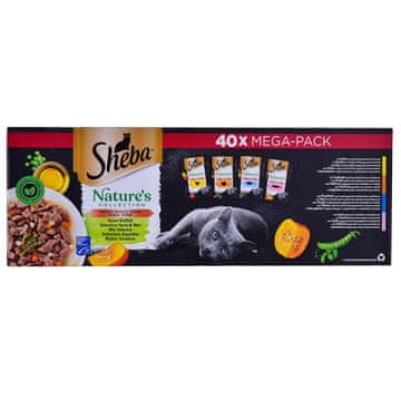 shumee SHEBA Nature's mešane arome v omaki vrečke 40x85g