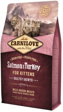 shumee Carnilove mačja hrana z lososom in puranom za mucke 6 kg