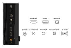 shumee TCL 32S59K QLED 32'' Full HD Android TV Dolby Digital Plus DVB-T2 kovinski