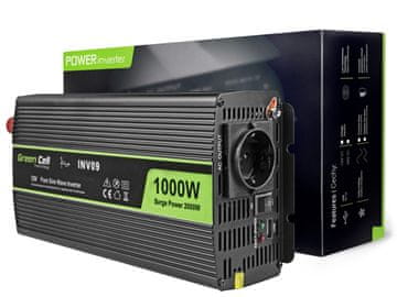 shumee GREEN CELL INVERTER INV09 12V-230V 1000W/2000W