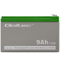 shumee QOLTEC GEL BATERIJA 12V | 9AH | MAX. 90A | AGM