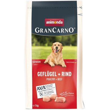 shumee Suha hrana za pse ANIMONDA Gran Carno Senior perutnina govedina 1 kg