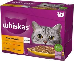 shumee Whiskas vrečka z želejem Poultry Feast 12 x 85 g